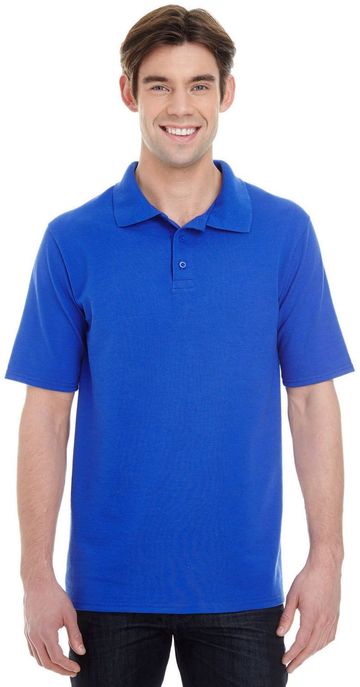 Hanes Men's 6.5-ounce. X-Temp® Pique Short-Sleeve Polo with Fresh IQ